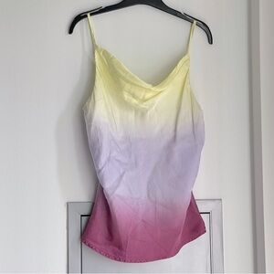 YFB YOUNG FABULOUS & BROKE Gradient Yellow and Purple Camisole Top